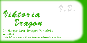viktoria dragon business card