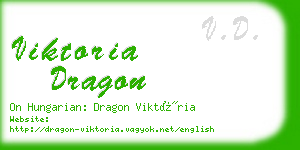 viktoria dragon business card